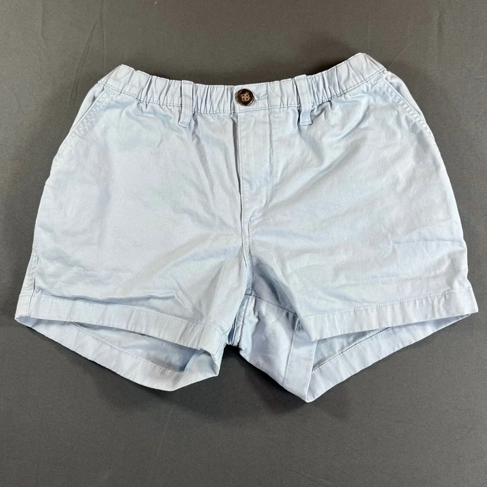 Chubbies Everywear Shorts Mens Small Light Blue 4 Inch Inseam Regular Fit
